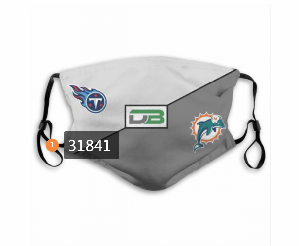 NFL Miami Dolphins 1122020 Dust mask with filter